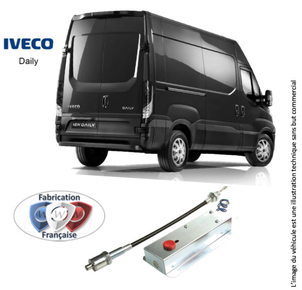 verrou electro-mecanique haute sécurité pour utilitaire iveco daily